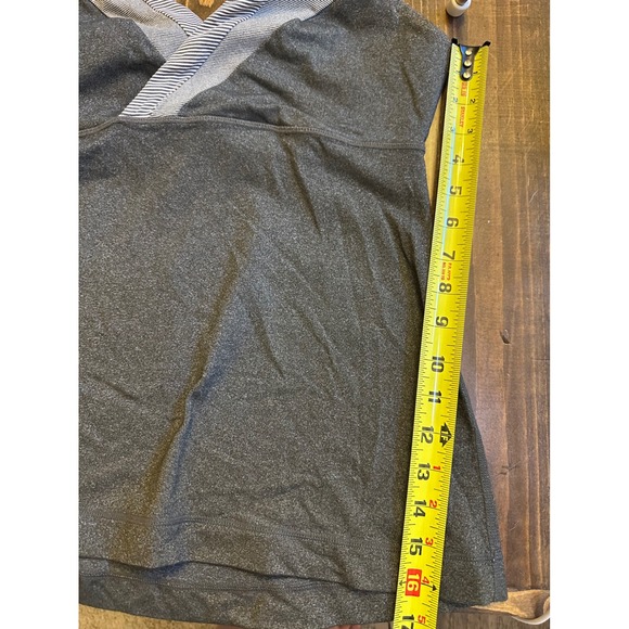 Vintage Lululemon Deep Breath Gray Tank 8 - Picture 4 of 7